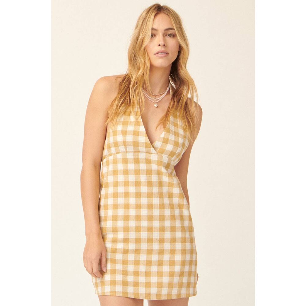 Farrah Halter Mini Dress